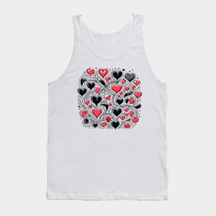 Valentine's Day Pattern Tank Top